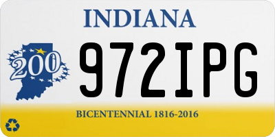 IN license plate 972IPG