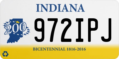 IN license plate 972IPJ
