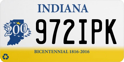 IN license plate 972IPK
