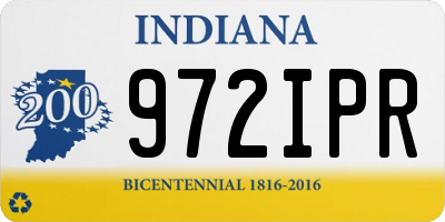 IN license plate 972IPR