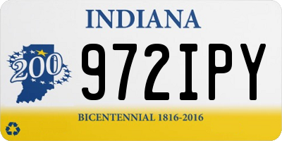 IN license plate 972IPY