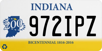 IN license plate 972IPZ
