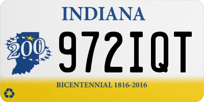 IN license plate 972IQT