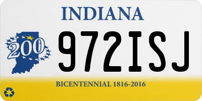 IN license plate 972ISJ