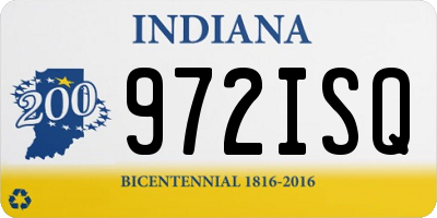 IN license plate 972ISQ