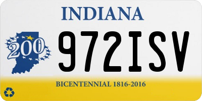 IN license plate 972ISV