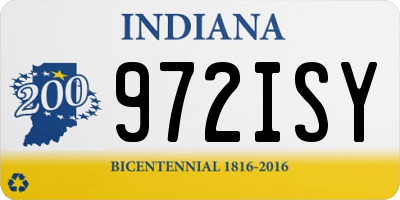 IN license plate 972ISY