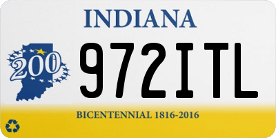 IN license plate 972ITL
