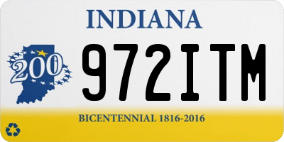 IN license plate 972ITM