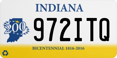 IN license plate 972ITQ