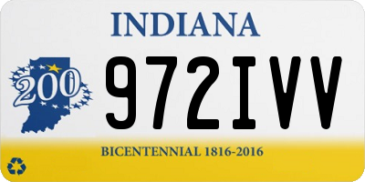 IN license plate 972IVV