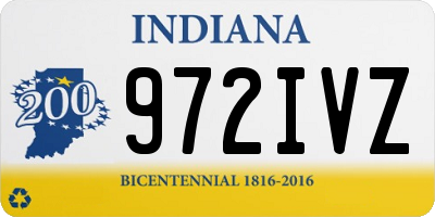 IN license plate 972IVZ