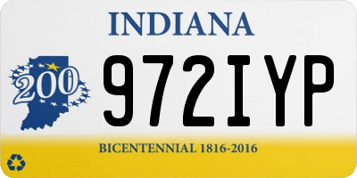 IN license plate 972IYP