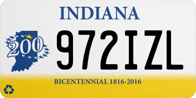 IN license plate 972IZL