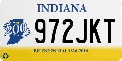 IN license plate 972JKT
