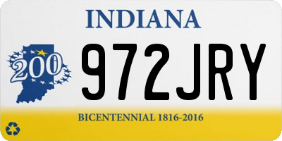 IN license plate 972JRY
