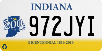 IN license plate 972JYI