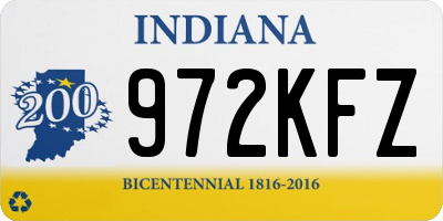 IN license plate 972KFZ