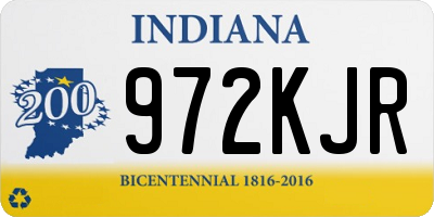 IN license plate 972KJR