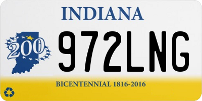 IN license plate 972LNG