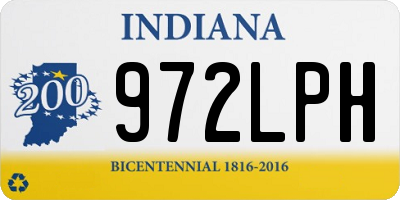 IN license plate 972LPH