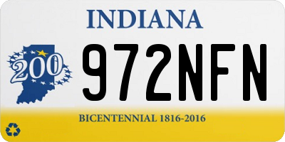 IN license plate 972NFN