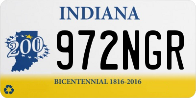 IN license plate 972NGR