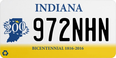 IN license plate 972NHN