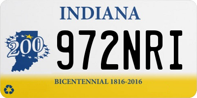 IN license plate 972NRI