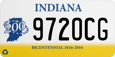 IN license plate 972OCG