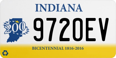 IN license plate 972OEV