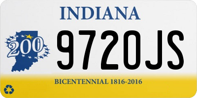 IN license plate 972OJS