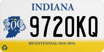 IN license plate 972OKQ