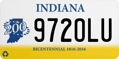 IN license plate 972OLU