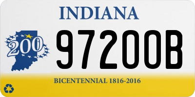IN license plate 972OOB