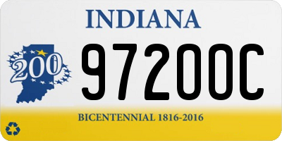 IN license plate 972OOC