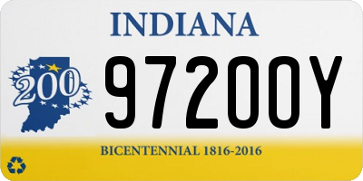 IN license plate 972OOY