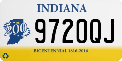 IN license plate 972OQJ