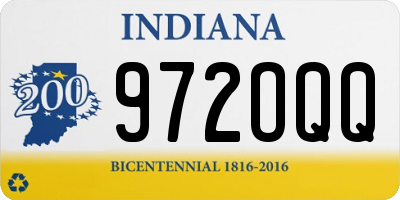 IN license plate 972OQQ