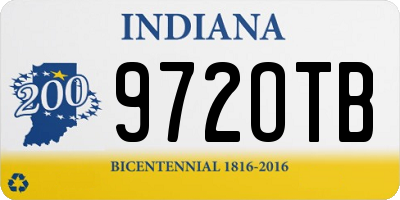 IN license plate 972OTB