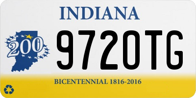 IN license plate 972OTG