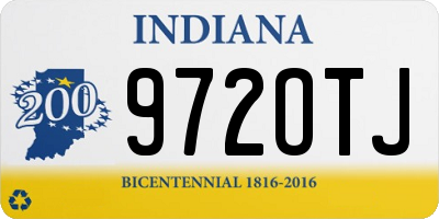 IN license plate 972OTJ