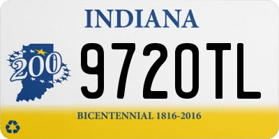IN license plate 972OTL