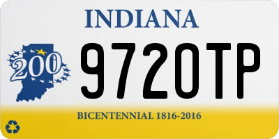 IN license plate 972OTP