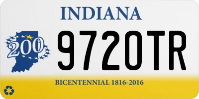 IN license plate 972OTR