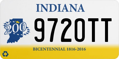 IN license plate 972OTT