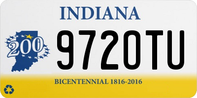 IN license plate 972OTU