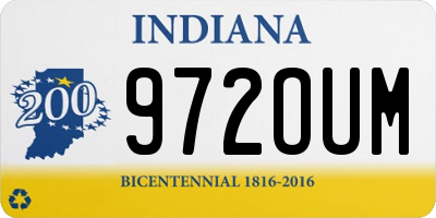 IN license plate 972OUM