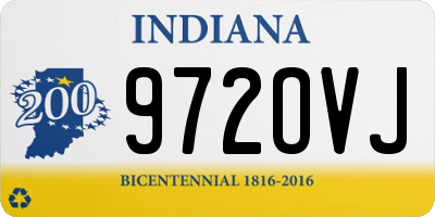 IN license plate 972OVJ