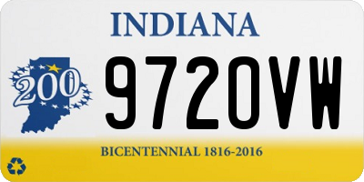 IN license plate 972OVW